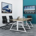 Conference desk adjustable computer stand electric height sit to stand modern meeting table